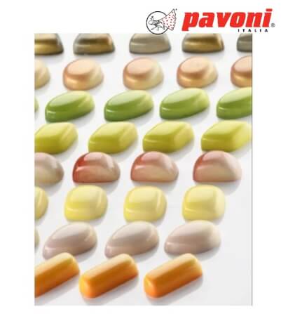 พิมพ์อบขนมโพลีคาร์บอเนตครึ่งวงกลม PAVONI CT0759-5046 จำนวน 24 ช่อง_7